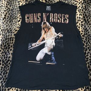 Black Guns N’ Roses sleeveless t shirt